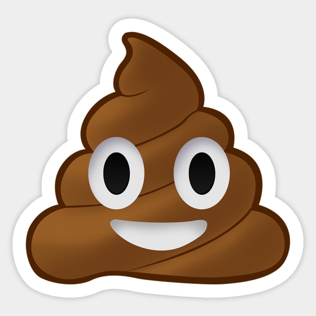 Poop emoji Sticker by your.loved.shirts